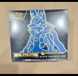 Pokemon Mega Evolution Lucario Pokemon Center ETB Elite Trainer Box SEALED NEW - Image 1