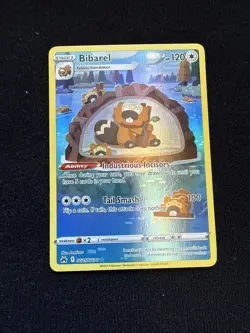 Pokemon TCG Crown Zenith GG25/GG70 Galarian Gallery Bibarel - Image 1