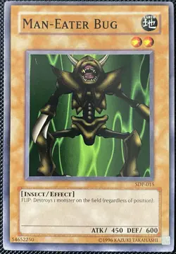 Man-Eater Bug SDP-015 Starter Deck: Pegasus Unlimited - Yugioh Card - Image 1