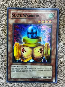 TP8-EN003 Slate Warrior Super Rare UNL Edition Yugioh - Image 1
