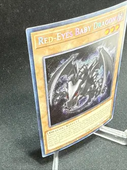 Yugioh Red-Eyes Baby Dragon LDS1-EN010 NM Secret Rare - Image 3