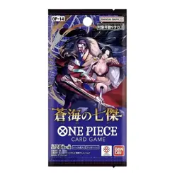 One Piece TCG Japanese The Azure Sea's Seven (OP14) Booster Pack - Free Shipping - Image 1