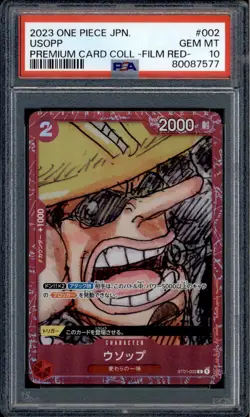 Usopp - ST01-002 - PSA 10 - Film Red Collection - Promo - One Piece - 87577 - Image 1