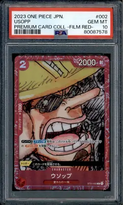 Usopp - ST01-002 - PSA 10 - Film Red Collection - Promo - One Piece - 87578 - Image 1