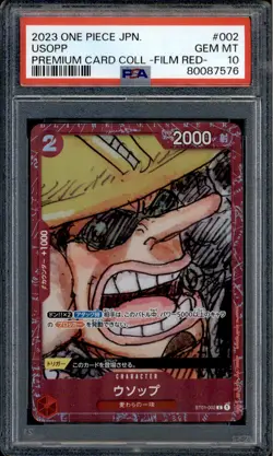 Usopp - ST01-002 - PSA 10 - Film Red Collection - Promo - One Piece - 87576 - Image 1