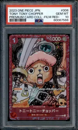 Tony Tony Chopper - ST01-006 - PSA 10 - Film Red Collection - Promo - One Piece - Image 1
