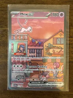 Mew ex 053 Scarlet & Violet: 151 (UPC) Black Star Promo Full Art Pokemon Card NM - Image 1