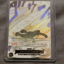 Bandai One Piece CCG Ground Death OP14-096 Holo Event Card - Image 1