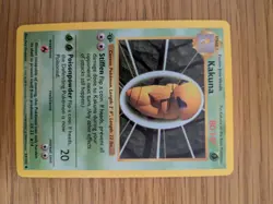 Pokemon Card Kakuna 33/102 1st Edition Shadowless - Image 1