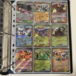 Huge Binder Collection Lot of 170+ Pokemon Card Mixed EX SV Holo Full Art Zekrom - Image 3