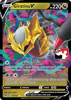 Giratina V Ultra Rare Prize Pack Series Cards 130/196 NM - Image 1