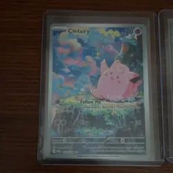Clefairy & Mega Clefable EX Pokemon POR HOLO Lot - 2 Cards 094/088 119/088 - Image 2