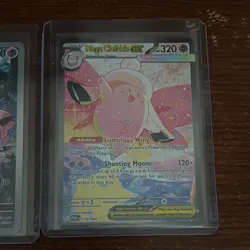 Clefairy & Mega Clefable EX Pokemon POR HOLO Lot - 2 Cards 094/088 119/088 - Image 3