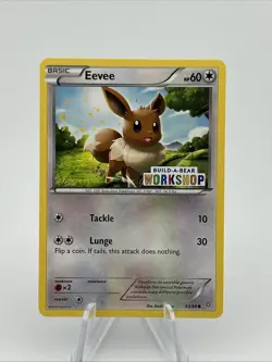 Pokemon Eevee Regular Card 63/98 Build-A-Bear Workshop Promo Exclusive - Image 1