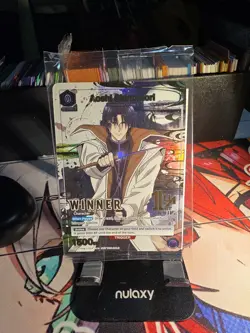 Union Arena Aoshi Shinomori WINNER Promo Card 1st Anniversary RNK-1-014 English - Image 1