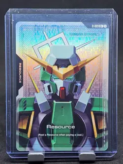 GUNDAM TCG CARD GAME - RESOURCE - Gundam Dynames - R-023 C+ FOIL ENGLISH GD03 - Image 1