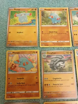 PHANPY & DONPHAN BUNDLE OF POKEMON CARDS - Image 2
