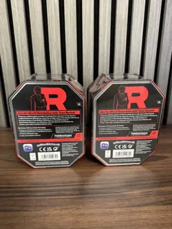 2 x Pokemon TCG: Team Rocket Tin Nidoking Persian Destined Rivals Tins ✅ - Image 4