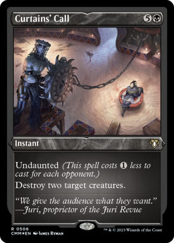 Curtains' Call (ETCHED) FOIL Commander Masters NM Instant Rare MTG CARD ABUGames - Image 1