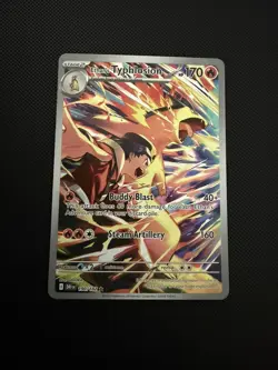 Pokemon TCG Ethan's Typhlosion Destined Rivals Illustration Rare Card 190/182 - Image 1