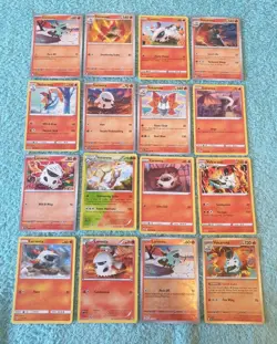 LARVESTA & VOLCARONA BUNDLE OF POKEMON CARDS - Image 1