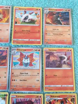 LARVESTA & VOLCARONA BUNDLE OF POKEMON CARDS - Image 3