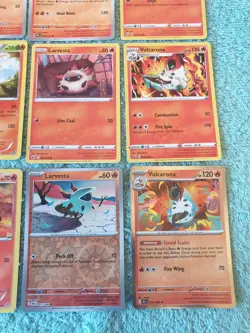 LARVESTA & VOLCARONA BUNDLE OF POKEMON CARDS - Image 5