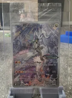 Pokemon TCG - N's Reshiram Holo Card 167/159 IR Journey Together Stamped Sealed - Image 3