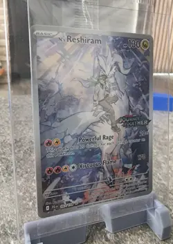 Pokemon TCG - N's Reshiram Holo Card 167/159 IR Journey Together Stamped Sealed - Image 4
