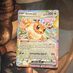 Pokemon TCG Eevee EX 075/131 Sv: Prismatic Evolutions Double Rare Holo Card - Image 1