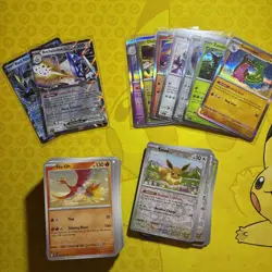 Pokemon TCG Surging Sparks Bulk Bundle - 100+ Pack Fresh Cards - EX, Holo, RH - Image 1