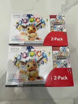 Pokemon Prismatic Evolutions ETB and Booster Bundle Costco, Sealed, 2-Pack - Image 2