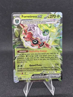 Forretress ex 002/091 (Double Rare) Paldean Fates Near Mint Pokemon TCG - Image 1