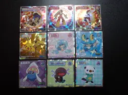 Pokemon Wafer Promo Holo Sticker x9 Charizard Pikachu Blaziken etc #4681 - Image 1