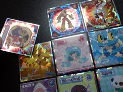 Pokemon Wafer Promo Holo Sticker x9 Charizard Pikachu Blaziken etc #4681 - Image 2
