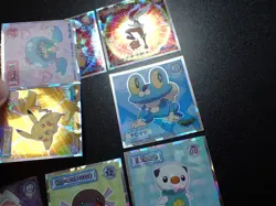Pokemon Wafer Promo Holo Sticker x9 Charizard Pikachu Blaziken etc #4681 - Image 4