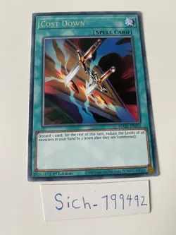 Cost Down - MAZE-EN055 - Rare - 1st Edition - YuGiOh - Image 1