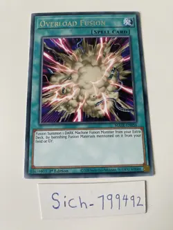 Overload Fusion - MAZE-EN056 - Rare - 1st Edition - YuGiOh - Image 1