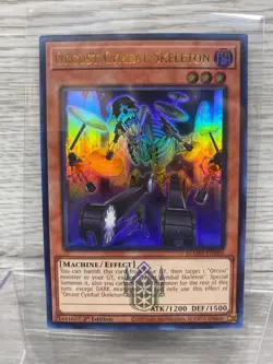 Yugioh Orcust Cymbal Skeleton (Emblem) BLMM-EN084 Ultra Rare 1st Ed Near Mint - Image 1