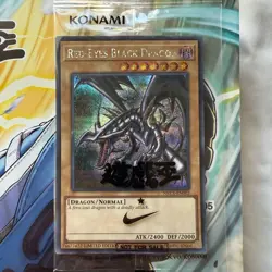 Yugioh Red-Eyes Black Dragon Promo NKC1-EN002 2025 Limited Edition w/Jump - Image 2