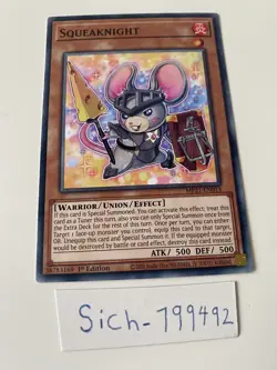 MP21-EN013 Squeaknight | 1st Edition | Common Card YuGiOh Trading Card Game - Image 1