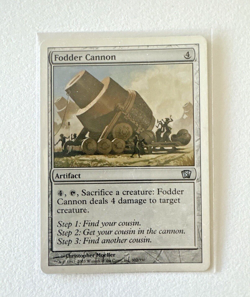MTG Card Fodder Cannon 8th Edition NM Magic Regular Artifact - Image 1