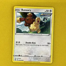 Buneary 212/264 Common Fusion Strike 2021 Pokemon Card NM - Image 1