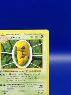 Kakuna 33/102 1st Edition Shadowless Base Set Pokemon Card TCG WOTC 1999 NM - Image 5