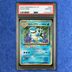 Pokemon Cards PSA 10 BLASTOISE 003 CLK-TRADING CARD GAME CLASSIC 2023 GEM MINT - Image 1