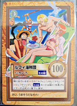 BANDAI One Piece Hyper Battle C364 NAMI SWIMSUIT LUFFY SCARCE EARLY VINTAGE - Image 1