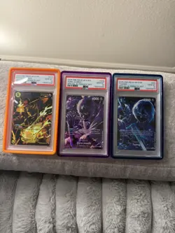 2025 One Piece OP12 SP Alternate Art English Sequential PSA 10 Set of 3 - Image 1