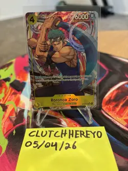 Roronoa Zoro (Alternate Art) OP15-113 Adventure on KamisIsland One Piece Foil NM - Image 1