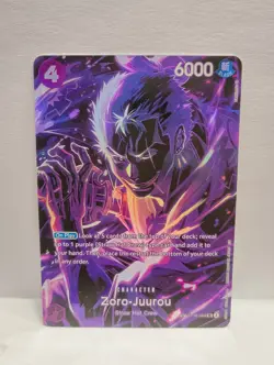 One Piece TCG Zoro-Juurou ST18-004 OP12 Legacy of the Master SP Alt Art ENGLISH - Image 1