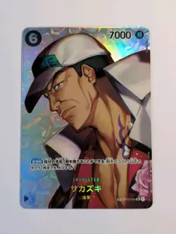 Sakazuki OP02-099 SP Alt Art Kingdoms of Intrigue One Piece CCG Japanese - Image 1